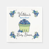 ベリースイートフルーツバスケットベビーシャワー スタンダードカクテルナプキン (正面)