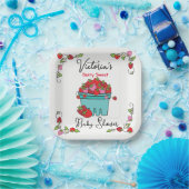 ベリースイートフルーツバスケットベビーシャワー ペーパープレート (パーティー)