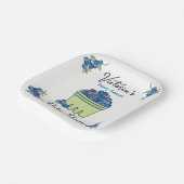 ベリースイートフルーツバスケットベビーシャワー ペーパープレート (傾斜あり)