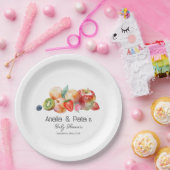 ベリースイートフルーツベビーシャワー ペーパープレート (パーティー)