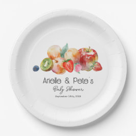 ベリースイートフルーツベビーシャワー ペーパープレート