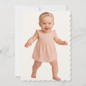 ベリースイートフレッシュワイルドストロベリーフォト誕生日 招待状 (裏面)