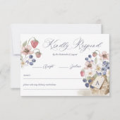 ベリースイートフローラ&ベリーバスケットベビーシャワー 出欠カード (正面)