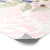 ベリースイートブライダルシャワードレスベリー&フラワーズ ポスター (角)