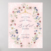 ベリースイートブライダルシャワードレスベリー&フラワーズ ポスター (正面)