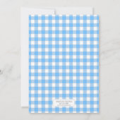 ベリースイートブルーベリーテーマガールズバースデーパーティー 招待状 (裏面)