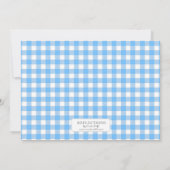 ベリースイートブルーベリーテーマガールズ誕生日 招待状 (裏面)