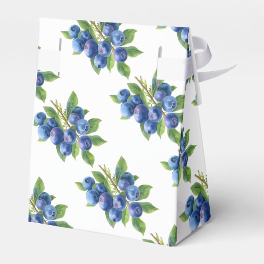 ベリースイートブルーベリーテーマベビーシャワー フェイバーボックス (裏面サイド)