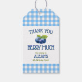 ベリースイートブルーベリーバースデーパーティー ギフトタグ (正面)