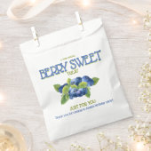 ベリースイートブルーベリーバースデーパーティー フェイバーバッグ (クリップ留めされた状態)