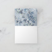 ベリースイートブルーベリーベビーシャワーサンキューカード サンキューカード (内部)