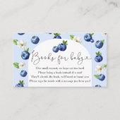 ベリースイートブルーベリーベビーシャワーベビー エンクロージャーカード (正面)