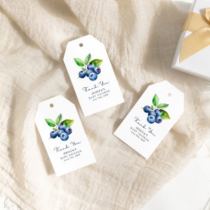 ベリースイートブルーベリーベビーシャワー ギフトタグ