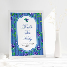 ベリースイートブルーベリーベビーシャワー ポスター