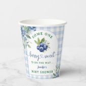 ベリースイートブルーベリーベビーシャワー 紙コップ (正面)