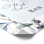 ベリースイートブルーベリーボウタイとよだれかけバーポスター ポスター (角)