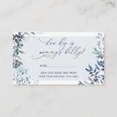 ベリースイートブルーベリーママのお腹の大きさ エンクロージャーカード (正面)