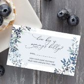 ベリースイートブルーベリーママのお腹の大きさ エンクロージャーカード