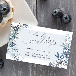 ベリースイートブルーベリーママのお腹の大きさ エンクロージャーカード