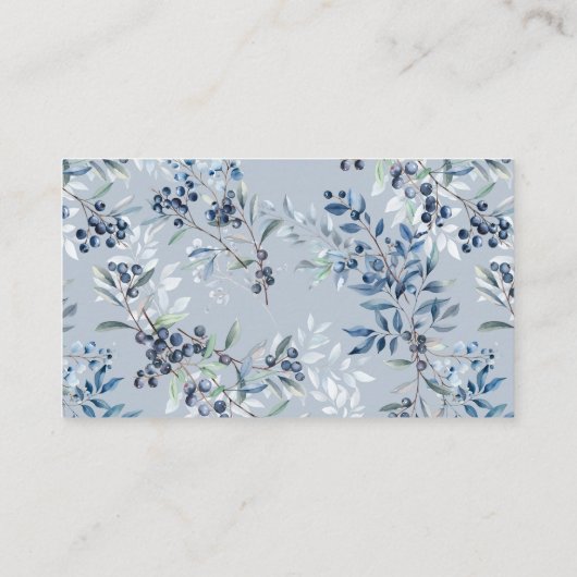 ベリースイートブルーベリー推測キャンディカードの数 エンクロージャーカード (裏面)