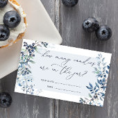 ベリースイートブルーベリー推測キャンディカードの数 エンクロージャーカード