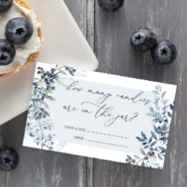 ベリースイートブルーベリー推測キャンディカードの数 エンクロージャーカード