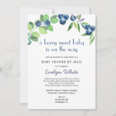 ベリースイートベビーがベビーシャワーをメールで行く 招待状 (正面)