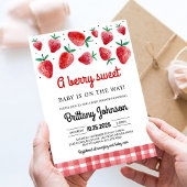 ベリースイートベビーオンザウェイガールベビーシャワー 招待状