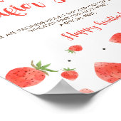 ベリースイートベビーシャワーおしゃぶり狩りゲームサイン ポスター (角)