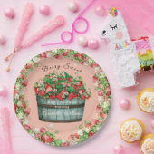 ベリースイートベビーシャワーのベビーシャワーの招待状 ペーパープレート (パーティー)