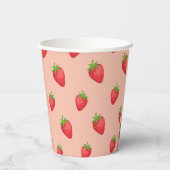 ベリースイートベビーシャワーのベビーシャワーの招待状 紙コップ (裏面)