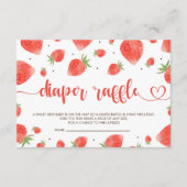 ベリースイートベビーシャワーオムツラッフル エンクロージャーカード (正面)