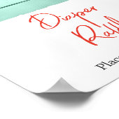 ベリースイートベビーシャワーオムツラッフル ポスター (角)