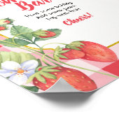 ベリースイートベビーシャワーガールモモモモザバーサイン ポスター (角)