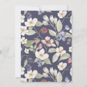 ベリースイートベビーシャワーゲームカードの上または下 招待状 (裏面)