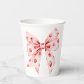 ベリースイートベビーシャワーコケットボウ 紙コップ (裏面)