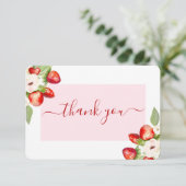 ベリースイートベビーシャワーサンキューカード サンキューカード (スタンド正面)