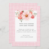 ベリースイートベビーシャワーサンキューカード サンキューカード (正面/裏面)