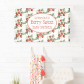 ベリースイートベビーシャワーストロベリーの花 横断幕 (インサイチュ)