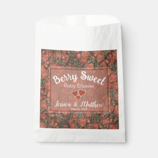 ベリースイートベビーシャワーバッグ – イチゴ フェイバーバッグ (正面)