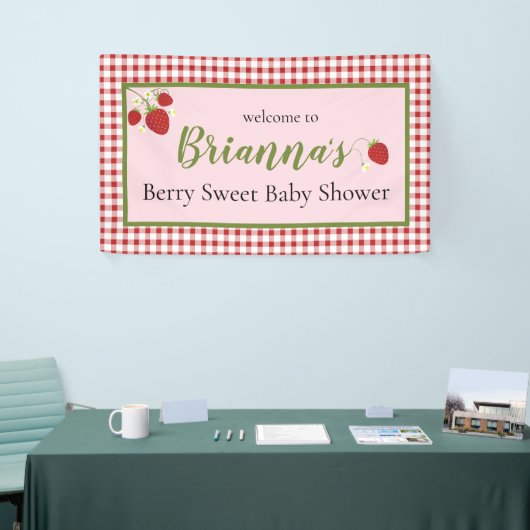 ベリースイートベビーシャワーバナー 横断幕 (トレードショー)
