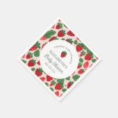 ベリースイートベビーシャワーピクニック スタンダードカクテルナプキン (角)