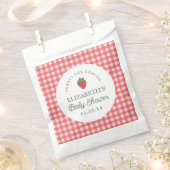 ベリースイートベビーシャワーピクニック フェイバーバッグ (クリップ留めされた状態)