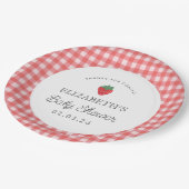 ベリースイートベビーシャワーピクニック ペーパープレート (アングル)