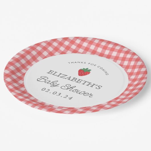ベリースイートベビーシャワーピクニック ペーパープレート (アングル)