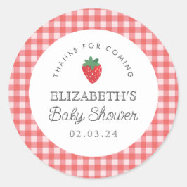 ベリースイートベビーシャワーピクニック ラウンドシール