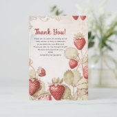 ベリースイートベビーシャワーフラットサンキューカード サンキューカード (スタンド正面)