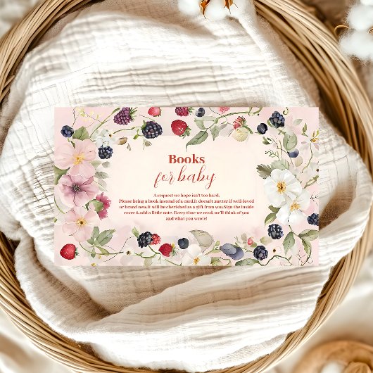 ベリースイートベビーシャワーブックスベビー エンクロージャーカード