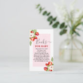 ベリースイートベビーシャワーブックベビーカード エンクロージャーカード (スタンド正面)