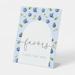 ベリースイートベビーシャワーブルーベリーの好意 台座サイン